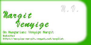 margit venyige business card